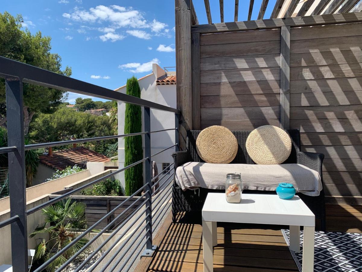 Cassis, Le Grand Bleu, Triplex Vue Mer, Port Plage 10Mn A Pieds Exterior foto